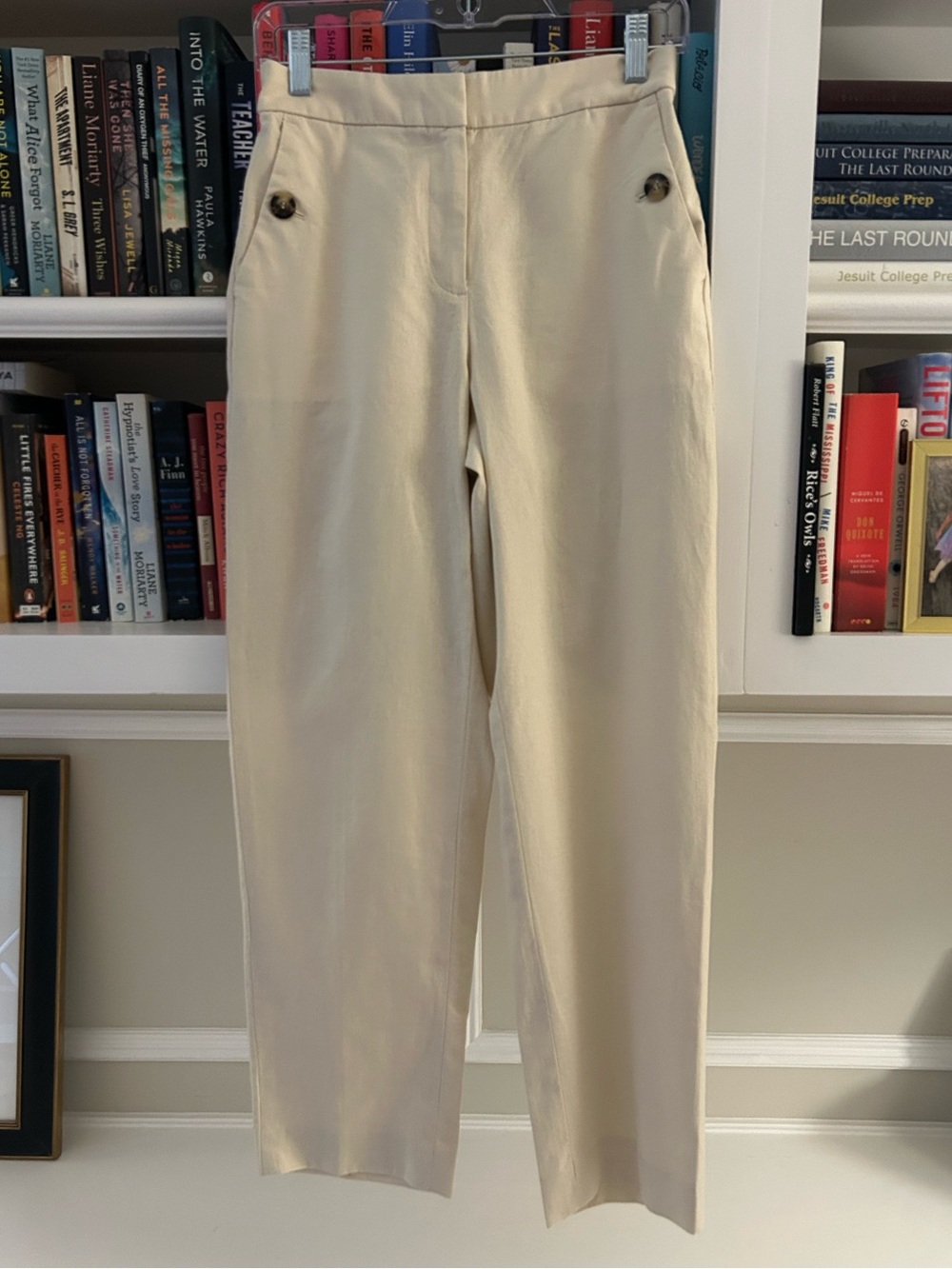 Jcrew Women’s Beige/Cream Straight-Leg Pants